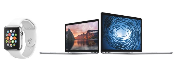 Apple Watch og MacBook